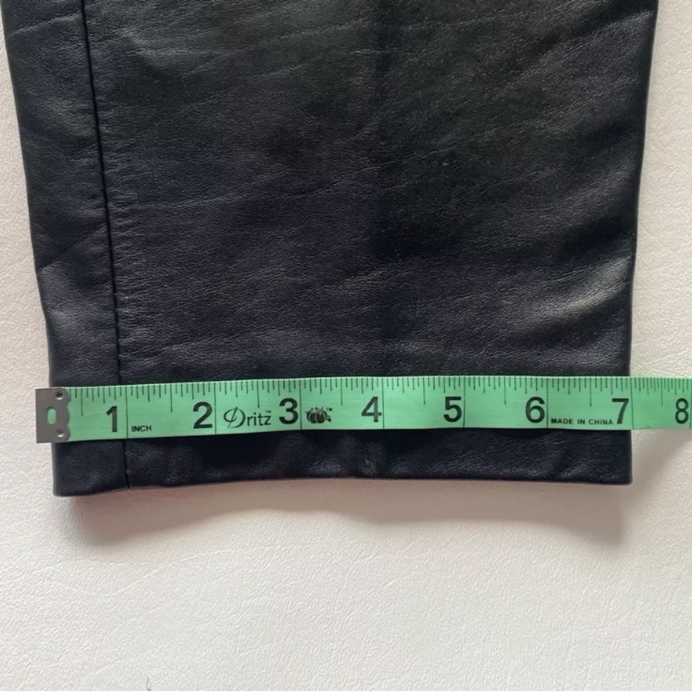 Vintage 80’s Women’s 11/12 Leather‎ Pleated Pants - Picture 10 of 16